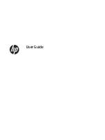 Предварительный просмотр 1 страницы HP 15-bs0 Series User Manual