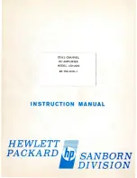Preview for 2 page of HP 150-2000 Instruction Manual