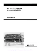 Preview for 2 page of HP 16520a Service Manual