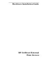 Preview for 3 page of HP 170X - JetDirect Print Server Hardware Installation Manual
