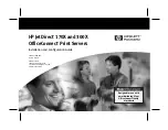 HP 170X - JetDirect Print Server Installation And Configuration Manual предпросмотр
