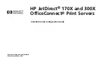 Preview for 3 page of HP 170X - JetDirect Print Server Installation And Configuration Manual