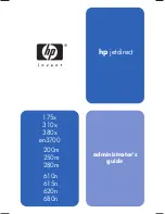 HP 175X - JetDirect Print Server Administrator'S Manual preview