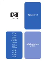 Preview for 1 page of HP 175X - JetDirect Print Server Administrator'S Manual