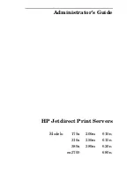 Preview for 2 page of HP 175X - JetDirect Print Server Administrator'S Manual