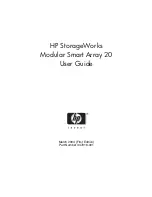 Предварительный просмотр 1 страницы HP 20 MODULAR SMART ARRAY User Manual