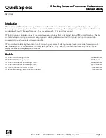 Preview for 1 page of HP 2008 120W Docking Station Specification