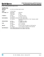 Preview for 5 page of HP 2012 120W Advanced Docking Station Specification