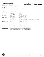 Предварительный просмотр 5 страницы HP 2012 Quickspecs