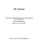 HP 209A Operating And Service Manual preview