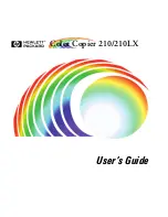 HP 210/210LX User Manual preview