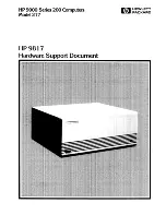 Preview for 1 page of HP 217 Hardware Support Document