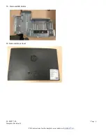 Предварительный просмотр 6 страницы HP 24 Product End-Of-Life Disassembly Instructions