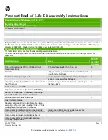 HP 248 G1 Product End-Of-Life Disassembly Instructions preview