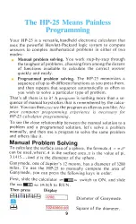 Preview for 13 page of HP 25 Owner'S Handbook Manual