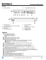 Предварительный просмотр 2 страницы HP 2510p - Notebook PC Specifications