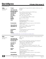 Preview for 12 page of HP 2530p - EliteBook - Core 2 Duo 2.13 GHz Specifications