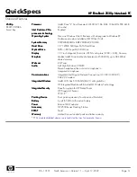 Preview for 14 page of HP 2530p - EliteBook - Core 2 Duo 2.13 GHz Specifications