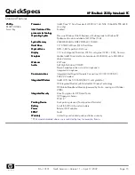 Preview for 15 page of HP 2530p - EliteBook - Core 2 Duo 2.13 GHz Specifications