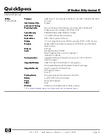 Preview for 16 page of HP 2530p - EliteBook - Core 2 Duo 2.13 GHz Specifications