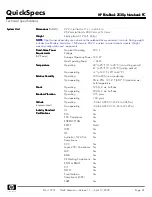 Preview for 24 page of HP 2530p - EliteBook - Core 2 Duo 2.13 GHz Specifications