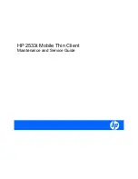 HP 2533t - Compaq Mobile Thin Client Maintenance And Service Manual preview