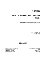 HP 271308 Technical Reference Manual preview