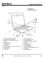 HP 2730p - EliteBook - Core 2 Duo 1.86 GHz Quickspecs preview