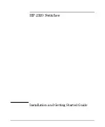 Preview for 3 page of HP 2920 Series Installation And Getting Started Manual