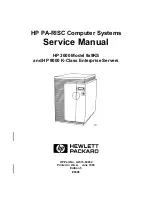 Preview for 1 page of HP 3000/9x9KS Series Service Manual