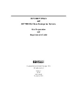 Preview for 1 page of HP 3000/9x9KS Series Site Preparation And Requirements Manual