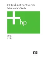 Preview for 1 page of HP 300X - JetDirect Print Server Administrator'S Manual