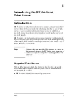 Preview for 7 page of HP 300X - JetDirect Print Server Administrator'S Manual