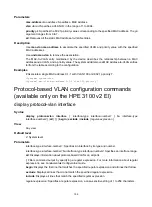 Предварительный просмотр 163 страницы HP 3100 v2 Series Command Reference Manual