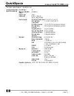 Preview for 14 page of HP 315eu - Microtower PC Specifications