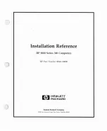 HP 320 Series Installation Reference предпросмотр