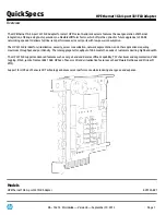 Предварительный просмотр 1 страницы HP 331FLR Specification