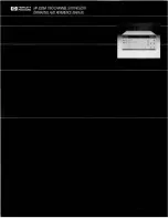Preview for 1 page of HP 3326A Operating And Reference Manual
