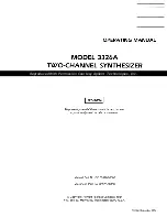 Preview for 3 page of HP 3326A Operating And Reference Manual