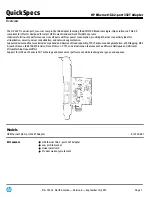 Предварительный просмотр 1 страницы HP 332T Specification