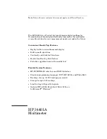 Preview for 2 page of HP 34401A User Manual