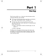 Preview for 3 page of HP 345561-001 Startup And Reference Manual