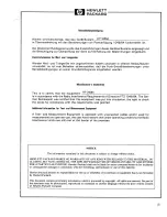 Preview for 3 page of HP 3458A Repair Manual