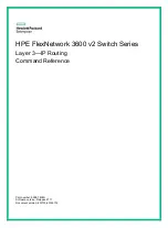 Preview for 1 page of HP 3600 v2 Series Command Reference Manual