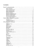 Preview for 3 page of HP 3600 v2 Series Command Reference Manual