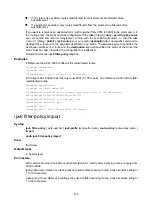 Preview for 347 page of HP 3600 v2 Series Command Reference Manual