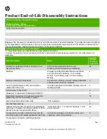 HP 3PAR StoreServ 8 Series Disassembly Instructions Manual предпросмотр