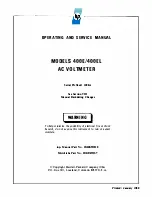 Предварительный просмотр 3 страницы HP 400E Operating And Service Manual