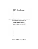 HP 412A Operating And Service Manual preview