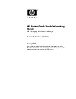 Preview for 1 page of HP 413742-001 Troubleshooting Manual